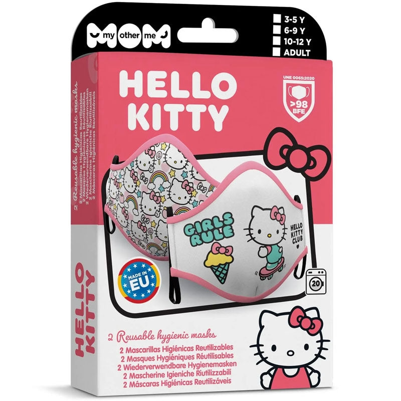 Lot De Masques Déguisement Au Choix : Hello Kitty, Chat, Pirate, Petite Fille Avec Couette (neuf, Sous Emballage)