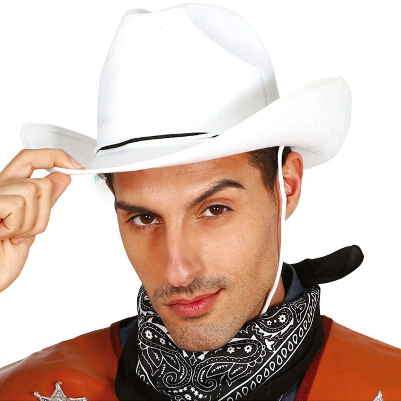 Blanc - Chapeaux De Cowboy Homme Blanc - Chapeaux De Cowboy Homme