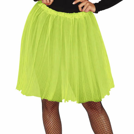Jupe Tutu LED Orange 40 Cm - Jupe Lumineuse Femme Et Fille Pour Fêtes, Carnaval, Noël Et Danse