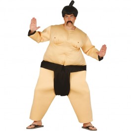 Déguisement gonflable géant de lutteur Sumo pour homme