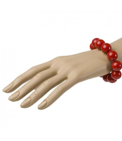 Bracelet avec Boules Rouges