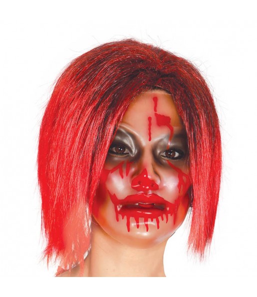 Masque Zombie Femme Transparent