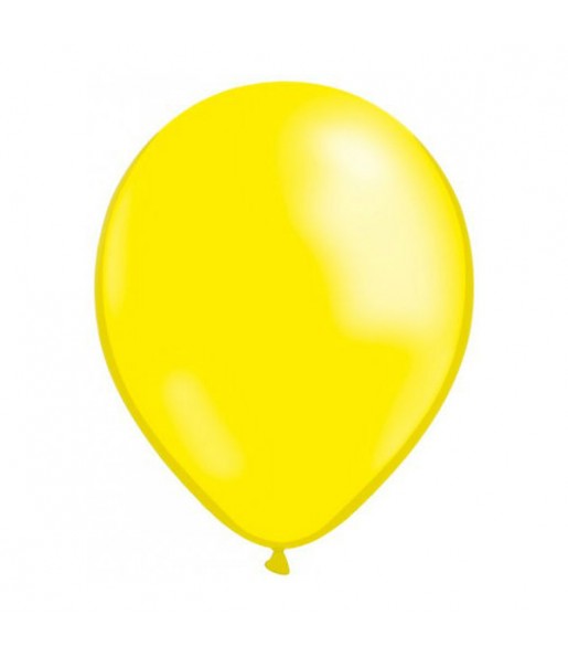 50 Ballons Métalliques - Jaune