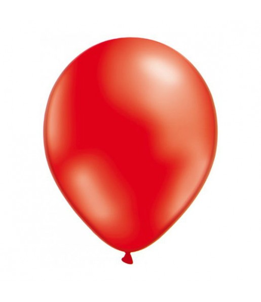 50 Ballons Métalliques - Rouge