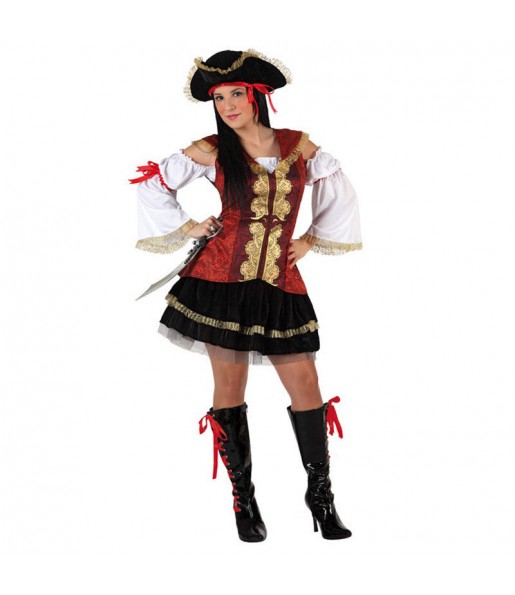 Déguisement Pirate Deluxe femme