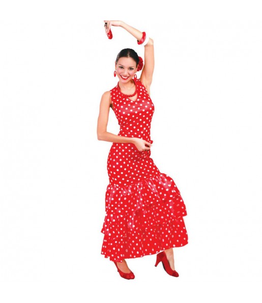 Déguisement Flamenco Pois Rouges