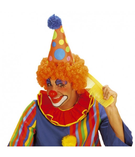Chapeau Clown avec cheveux