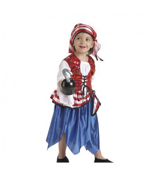 Déguisement Pirate Boucanière petite fille