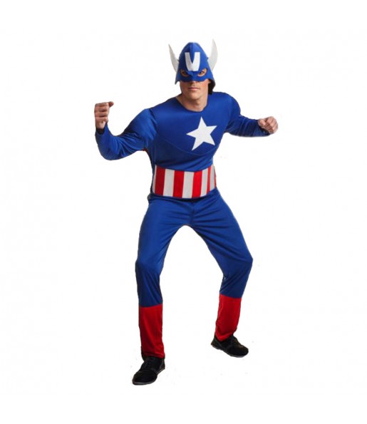 Déguisement Captain America Musclé