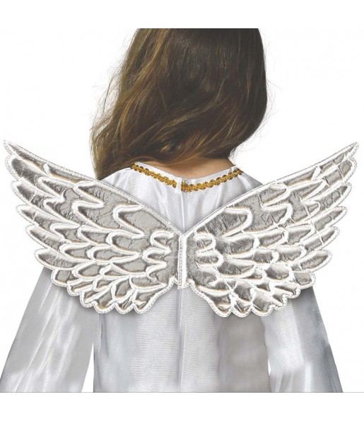 Ailes d\'ange en argent pour compléter vos costumes