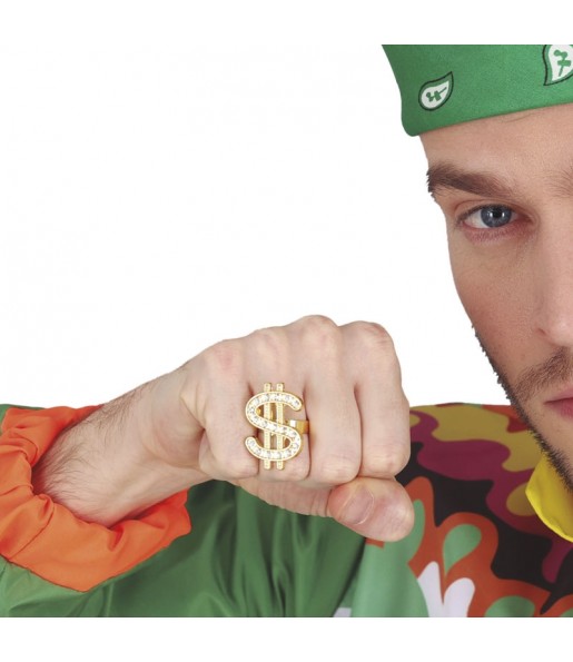 Bague dollar pour compléter vos costumes