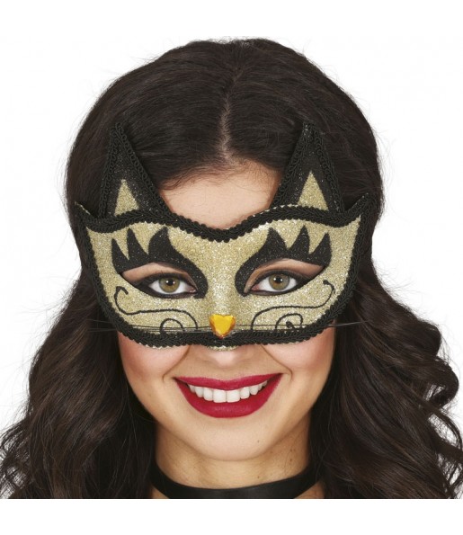 Masque chaton glamour pour compléter vos costumes