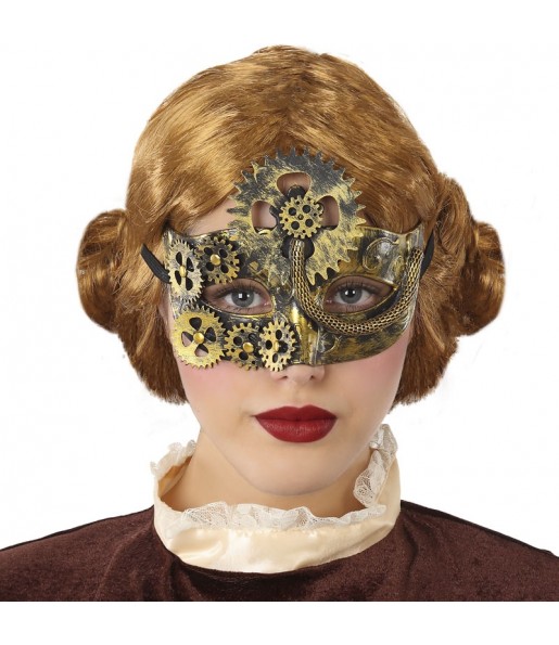 Masque Loup Steampunk Victorien