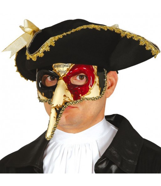 Masque-loup de musique vénitien pour compléter vos costumes