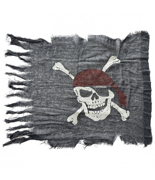 Drapeau de pirate avec déchirures