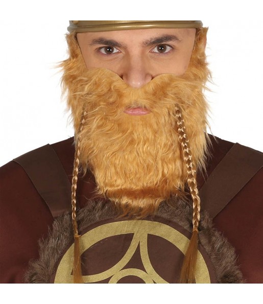 Barbe Viking avec moustache