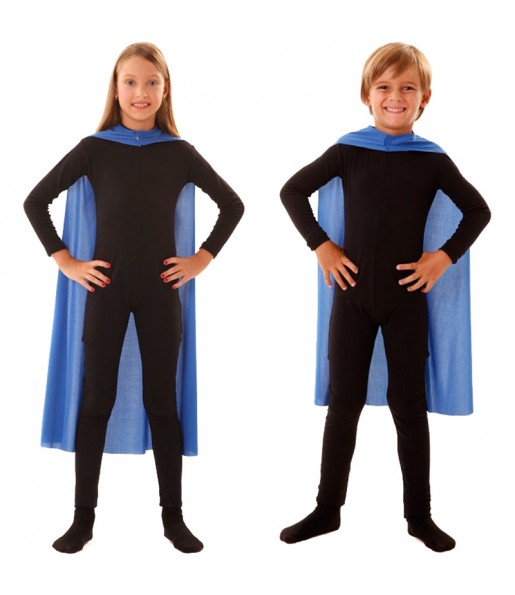 Cape super héros bleue enfant