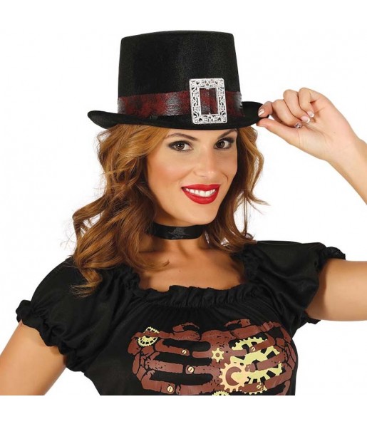 Chapeau Steampunk Noir