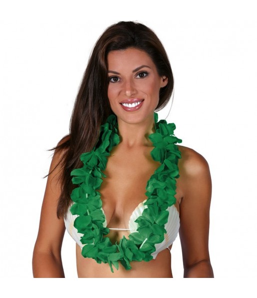 Collier Hawaïen Vert Foncé pour compléter vos costumes