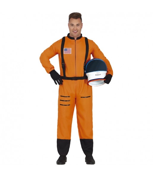 Costume pour homme Astronaute orange