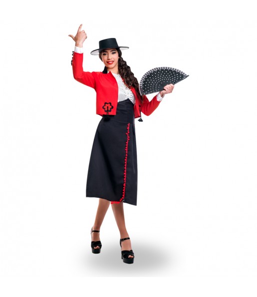 Déguisement Cordouane Flamenco Rouge pour femme
