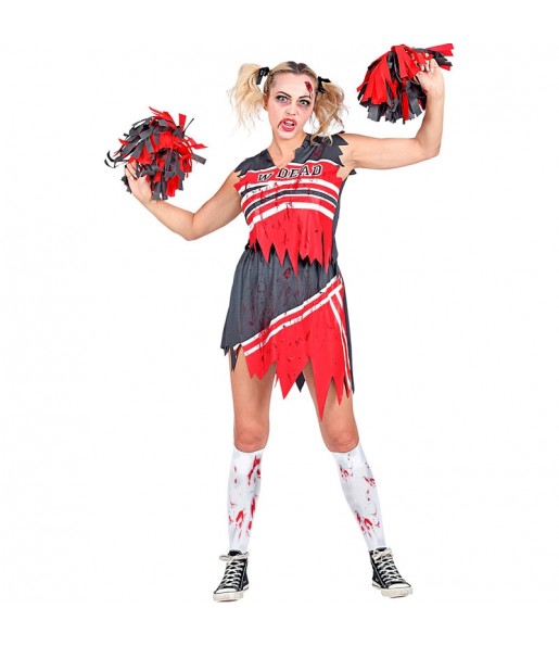 Costume Pom-pom girl d\'université zombie femme