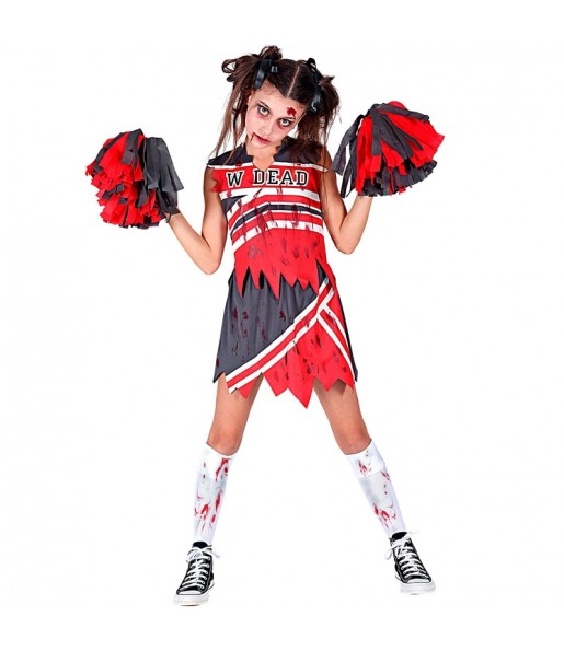 Costume Pom-pom girl zombie fille