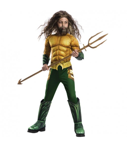 Costume Super-héros Aquaman deluxe garçon