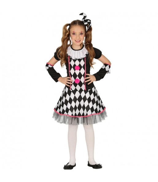 Déguisement Arlequin Cirque fille