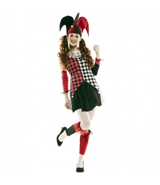 Déguisement Arlequin Vénitienne pour femme