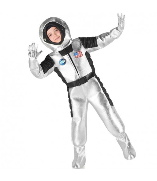 Costume Astronaute argenté garçon