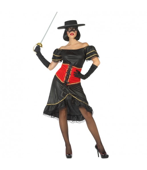 Déguisement Zorro Bandit femme