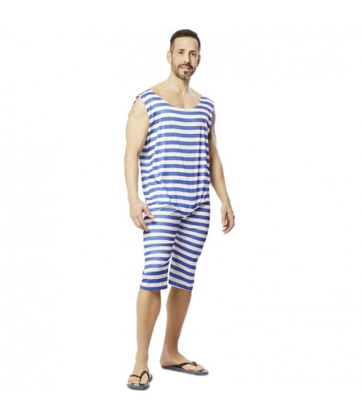 Deguisement Maillot de bain vintage bleu pour homme Achat en ligne