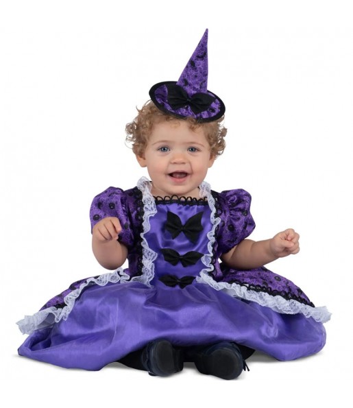 Costume Sorcière Versailles violet bébé