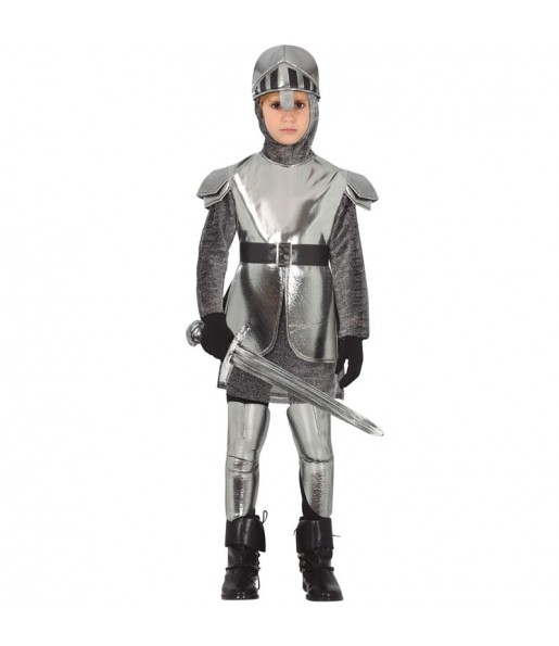 Déguisement chevalier médiéval avec armure garçon