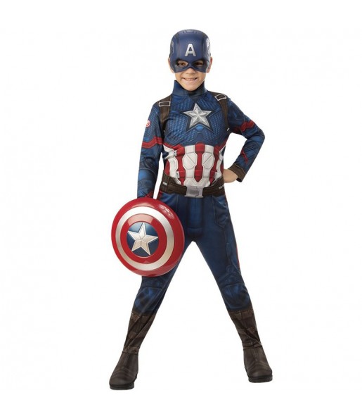 Costume Captain America avec bouclier garçon