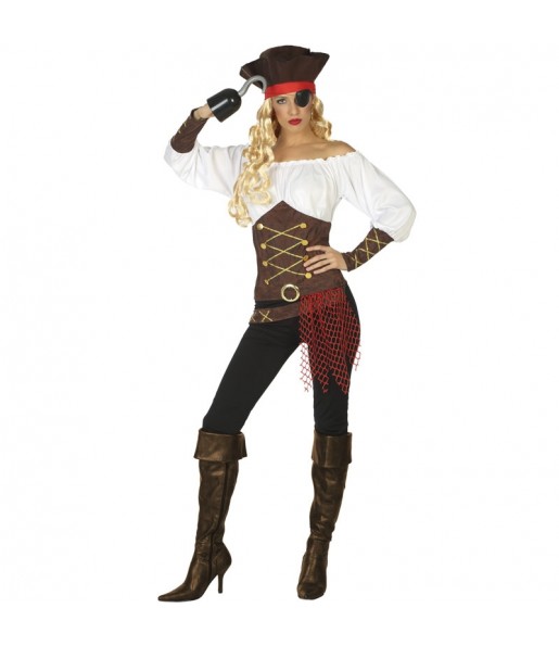 Déguisement Capitaine bateau pirate femme