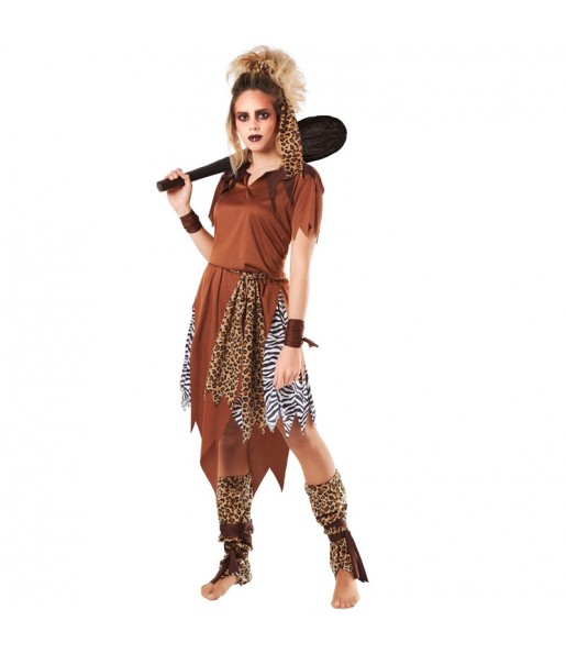 Costume Troglodyte de l'âge de pierre femme