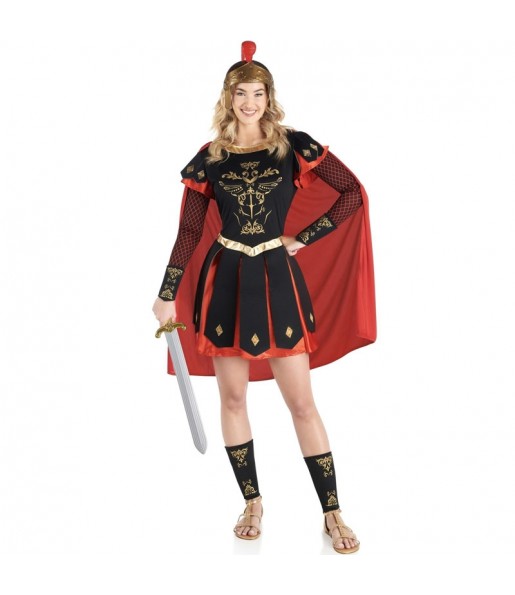 Costume Centurion romaine avec cape femme