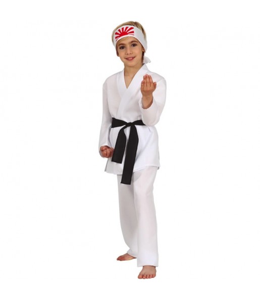 Costume Cobra Kai blanc garçon