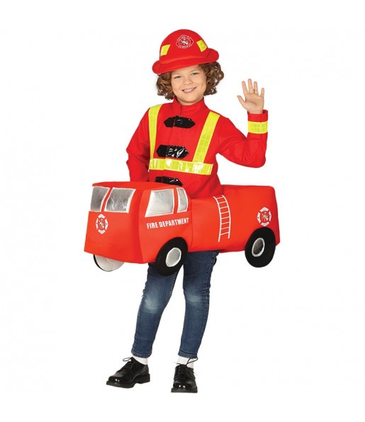 Déguisement Camion de Pompier enfant