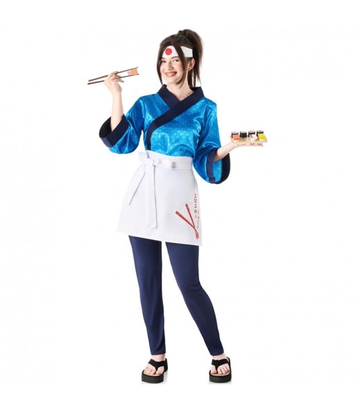 Costume Cuisinière de sushis femme