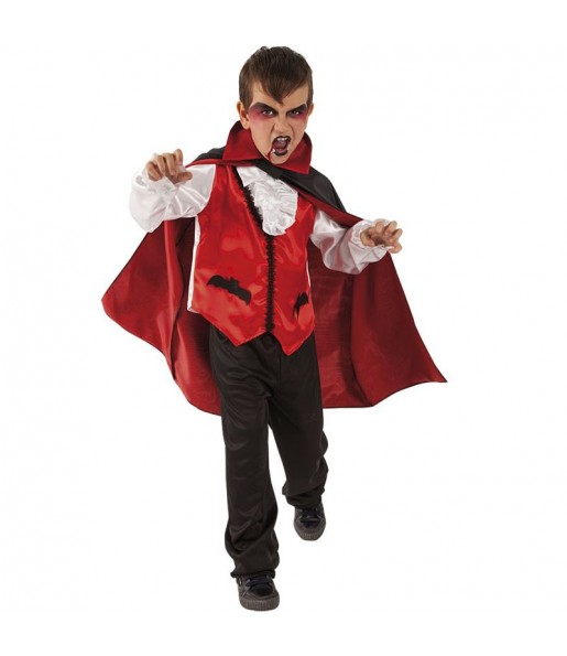 Costume Vampire Renfield avec cape garçon