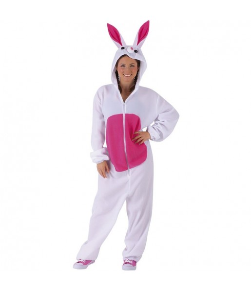 Costume Lapin kigurumi rose femme