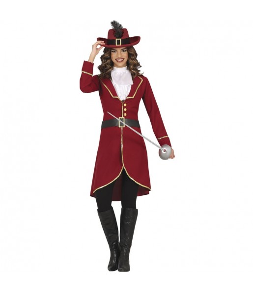 Costume Capitaine Crochet Corsaire femme