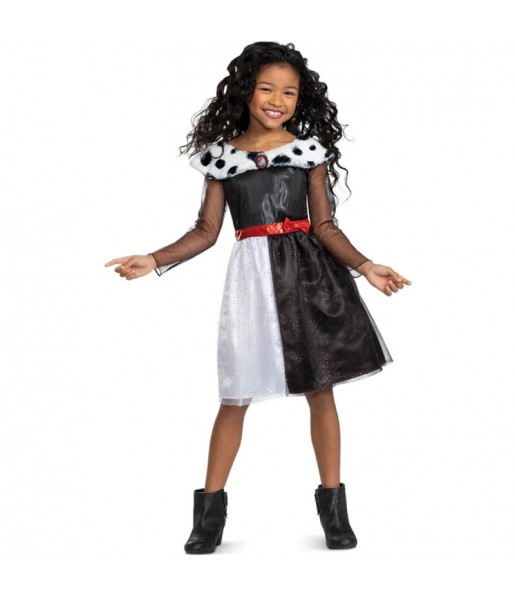 Costume Cruella de Vil classique fille