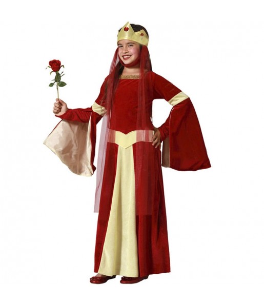 Déguisement Dame Médiévale Rouge
