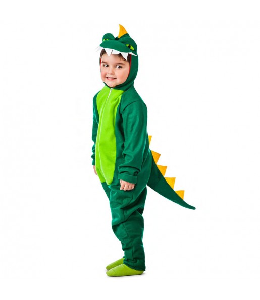 Déguisement Dinosaure Vert pour garçon