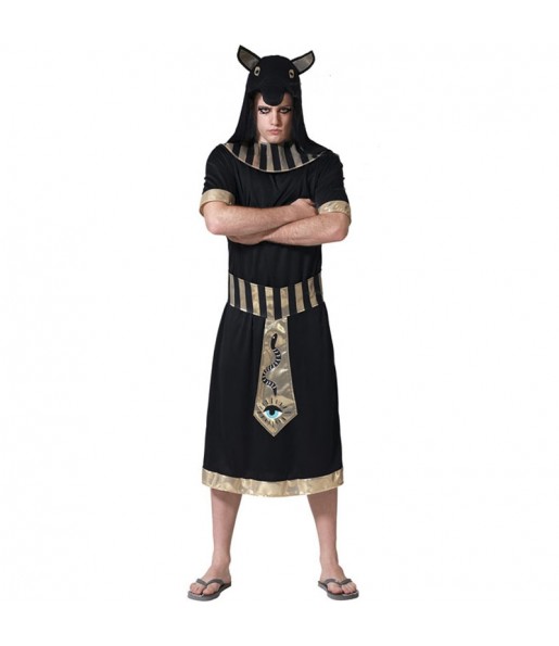 Déguisement Égyptien Anubis Noir pour homme