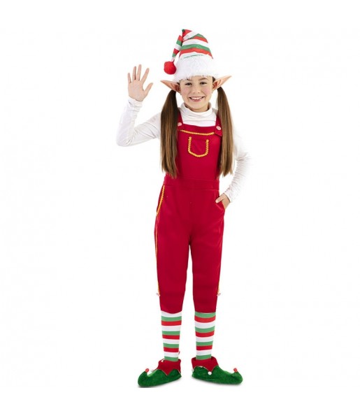 Costume Elfe de Santa Claus fille